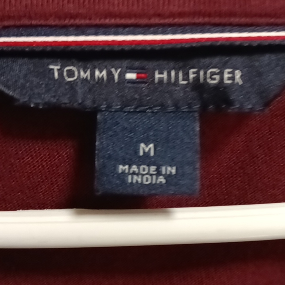 FINAL PRICE TOMMY HILFIGER burgundy long sleeve dress Sz Medium